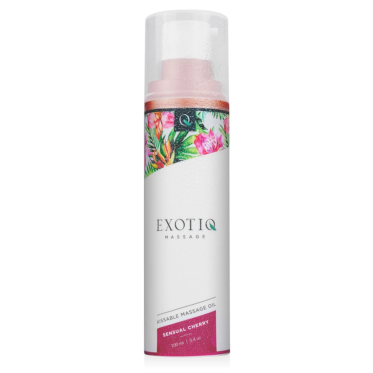 Pumpflasche Exotiq Massageöl mit lieblichem Kirschduft
