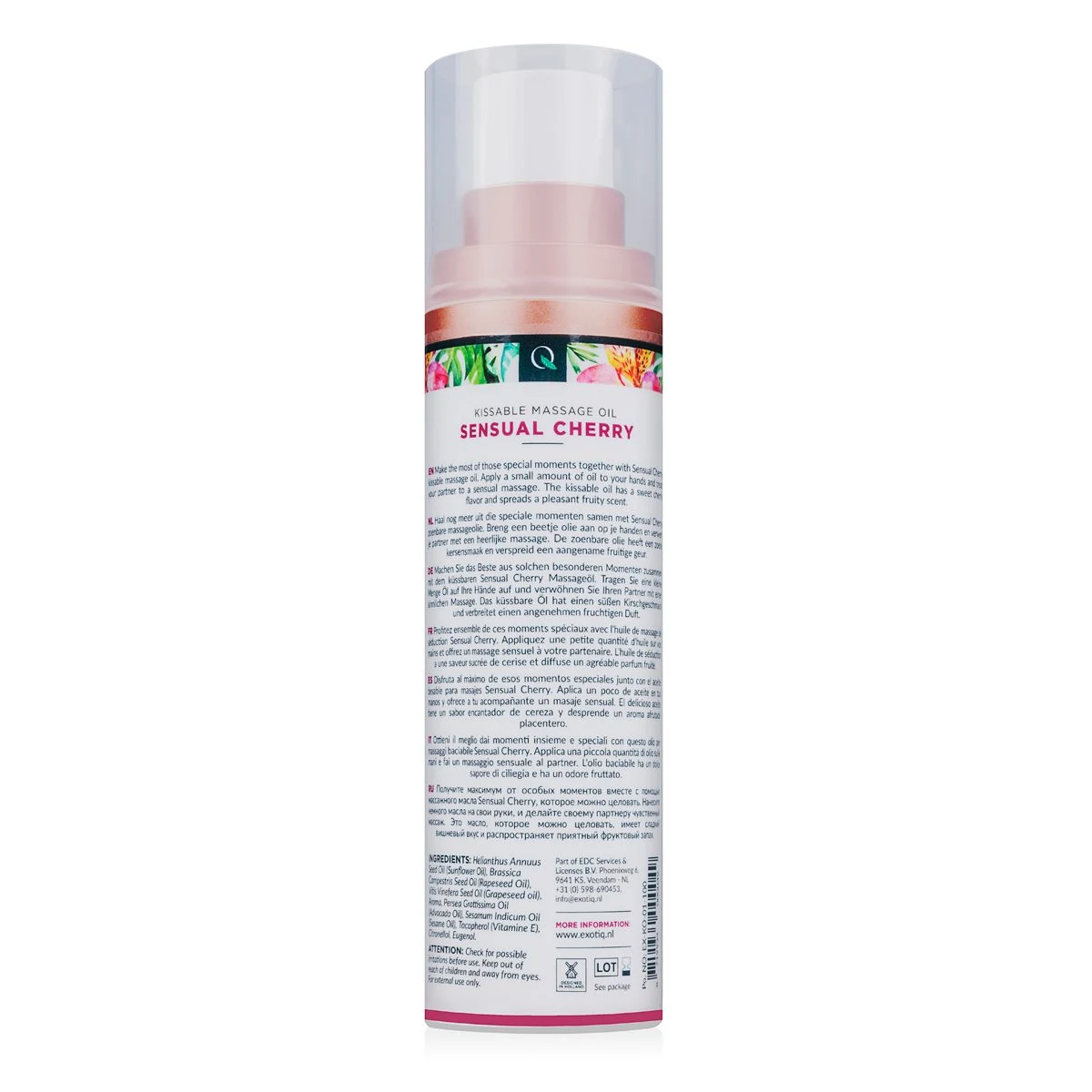 Aromatisches Massageöl Kirschduft Sensual Cherry von Exotiq