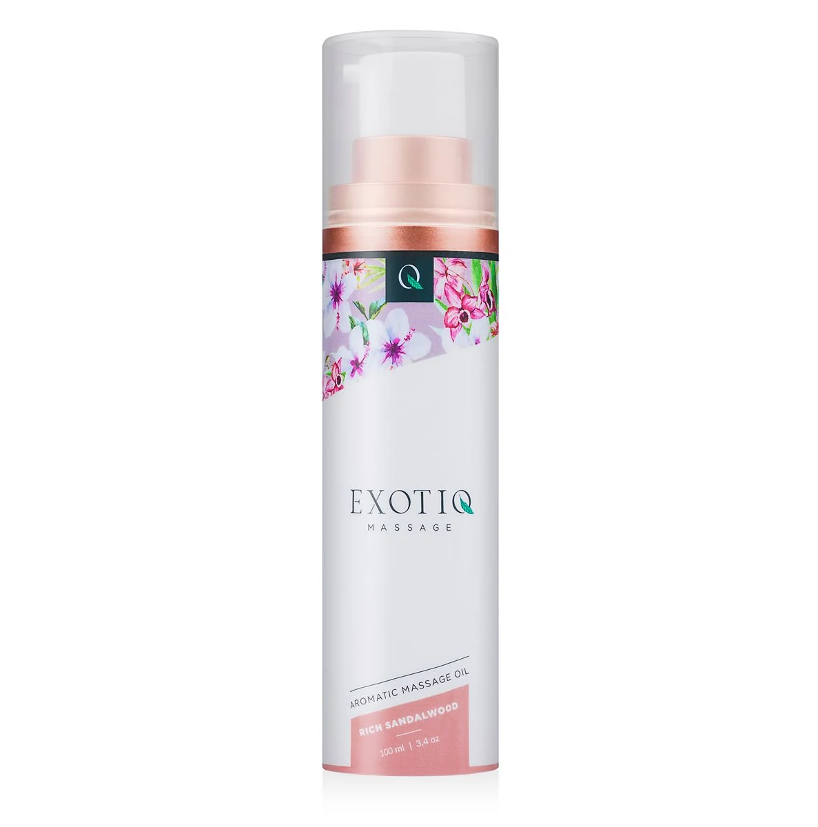 Exotiq Massageöl Rich Sandalwood 100 ml in der Pumpflasche