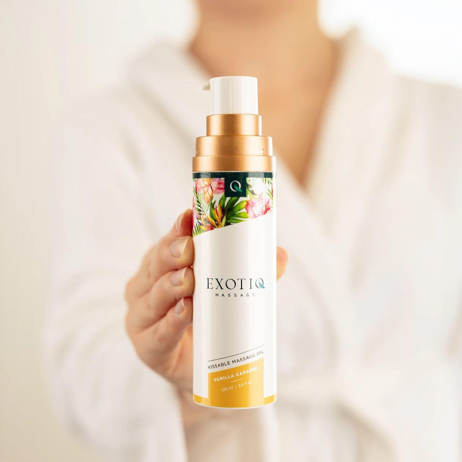 Pflegendes Massageöl Exotiq Vanilla Caramel in 100 ml
