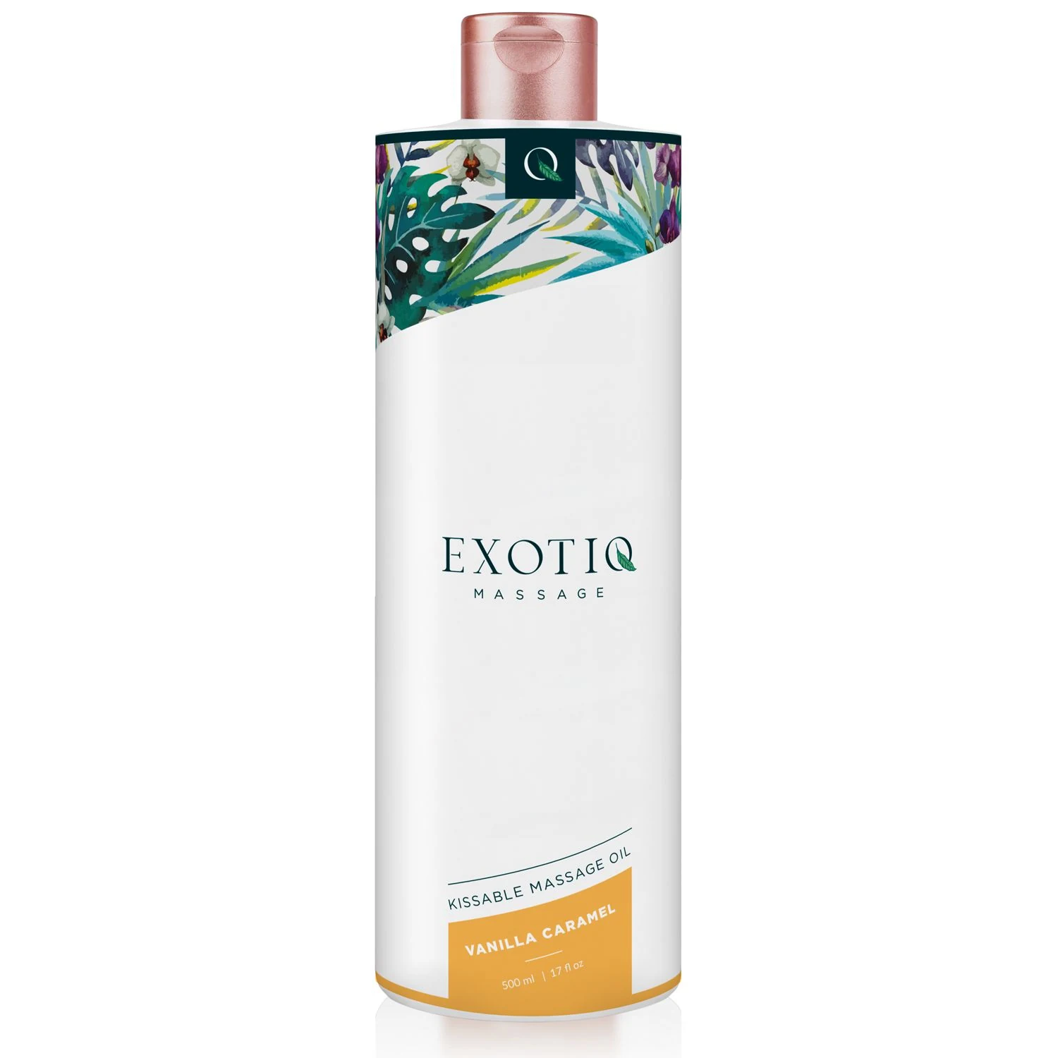 Exotiq Massageöl Vanille Karamell 500 ml mit aromatischem Duft für entspannende Massagen