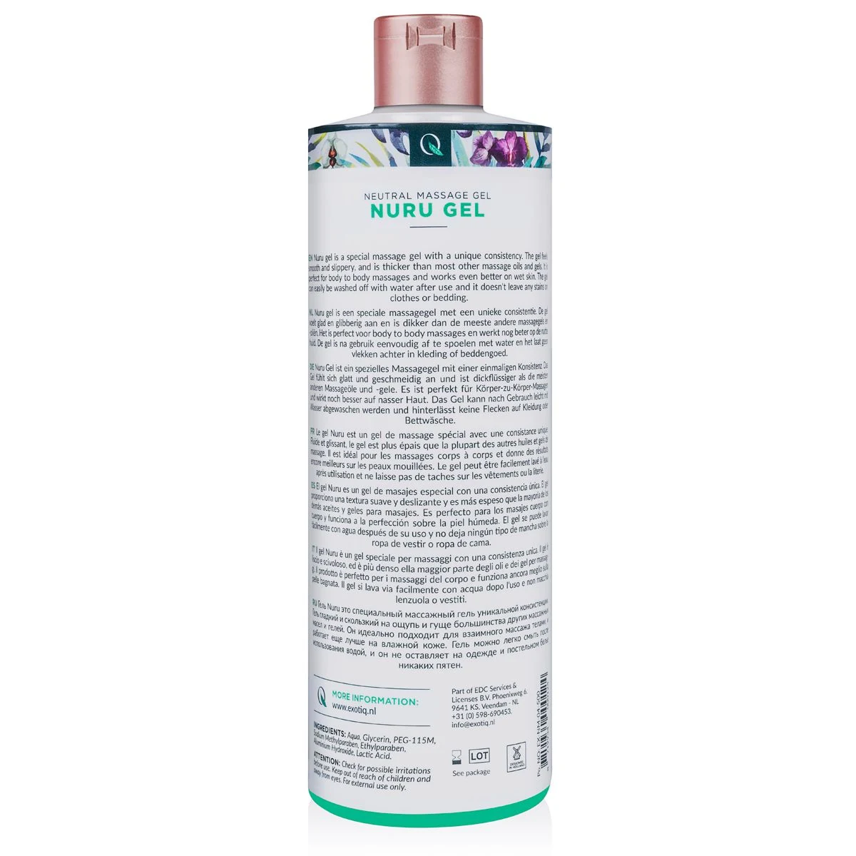 Exotiq Massage-Gel 500 ml mit dickflüssiger Konsistenz