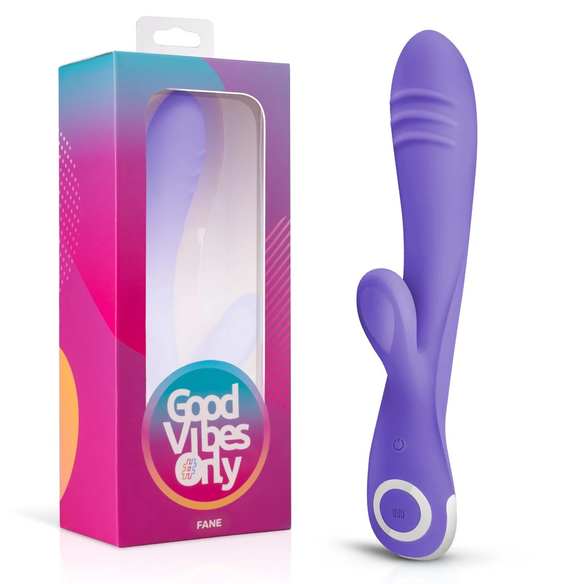 Fane Rabbit Vibrator in Lila aus Silikon von Good Vibes Only