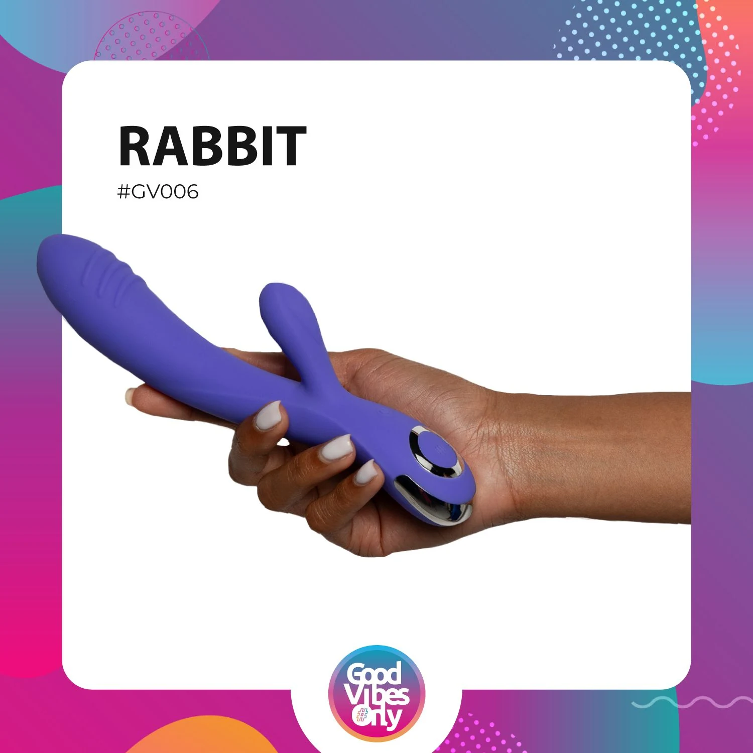 Fane Vibrator aus seidig weichem Silikon mit flexiblem Klitorisstimulator