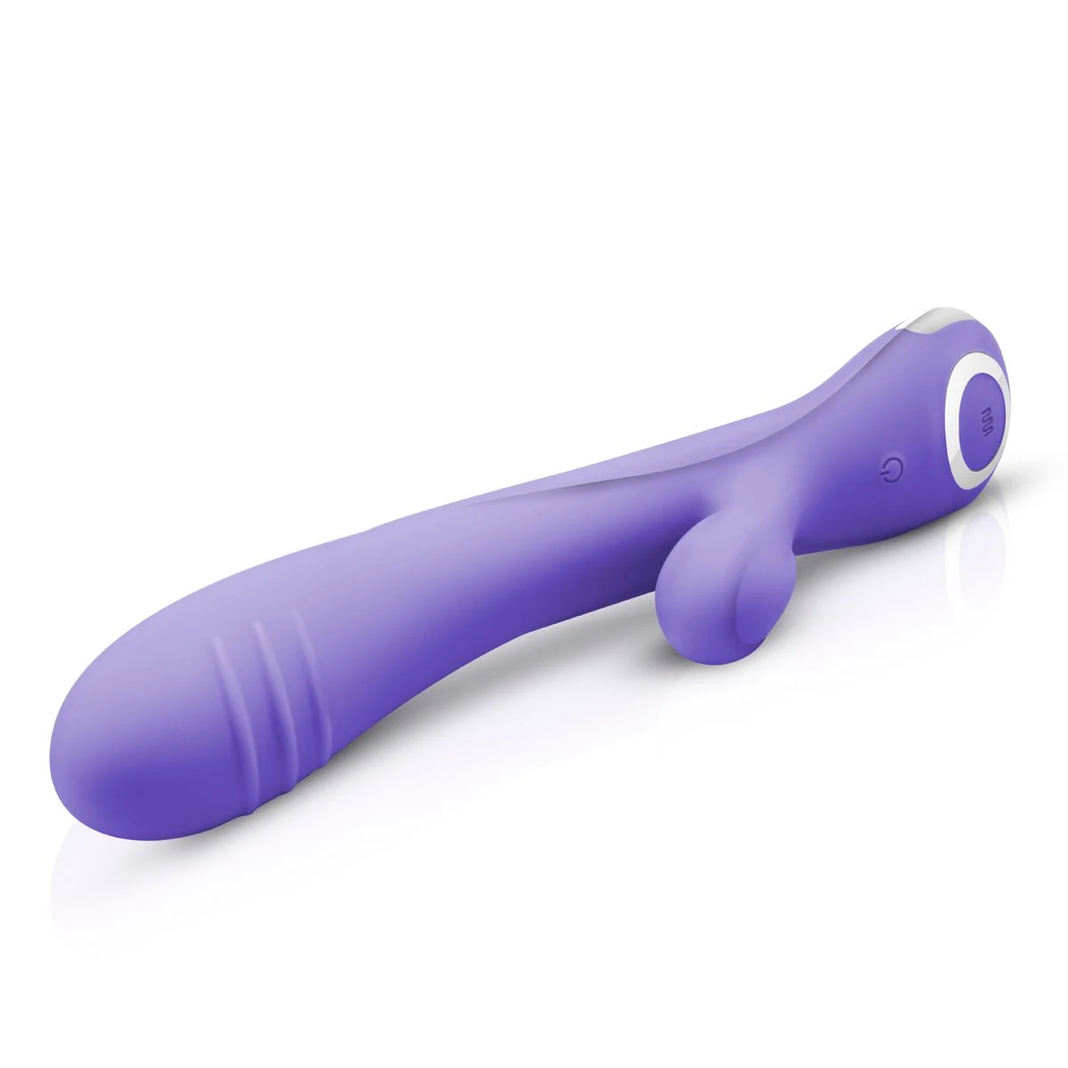 G-Punkt Vibrator Fane in Lila mit 130 mm Einführtiefe