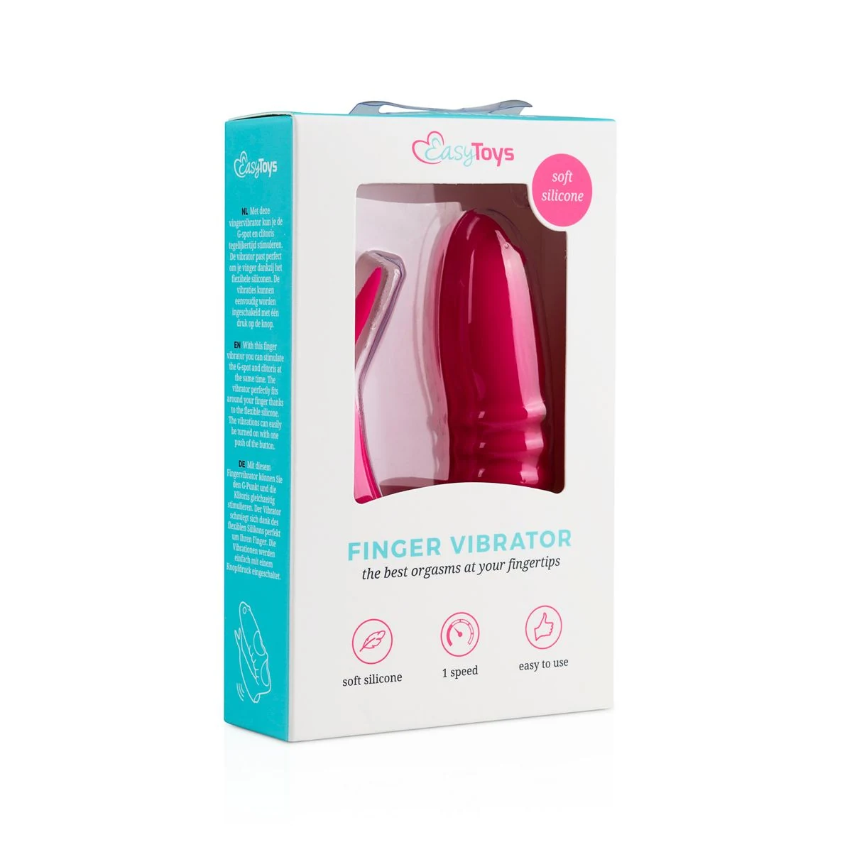 Flexibler Fingervibrator für G-Punkt, Klitoris, Vagina und Anus