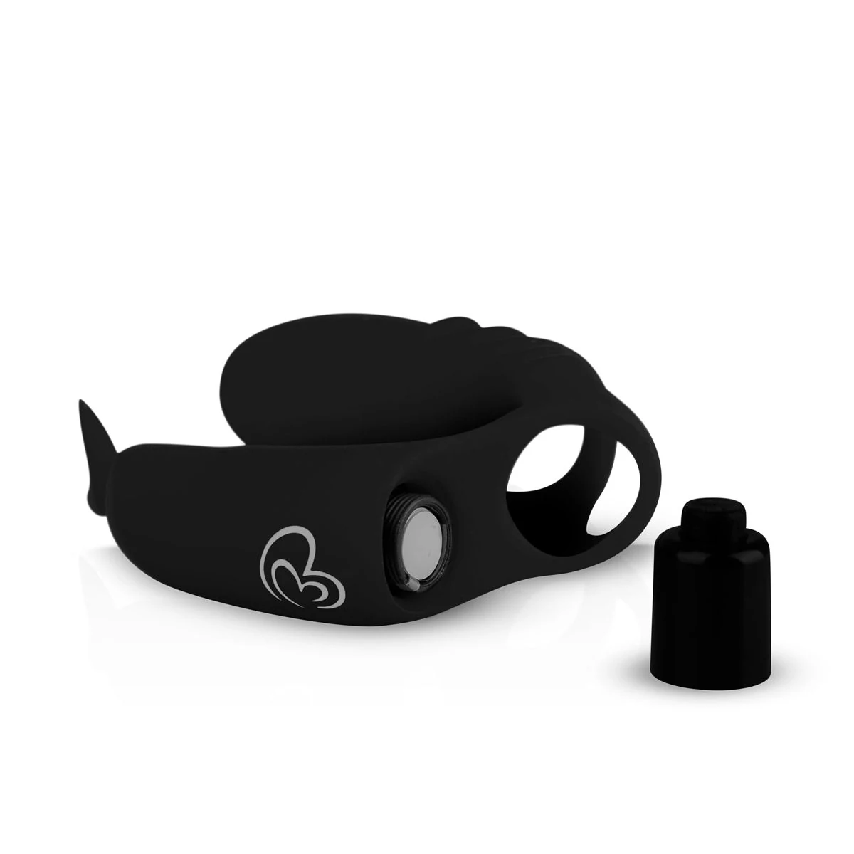 Spritzwassergeschützter Fingervibrator in Schwarz mit Standard-Vibration