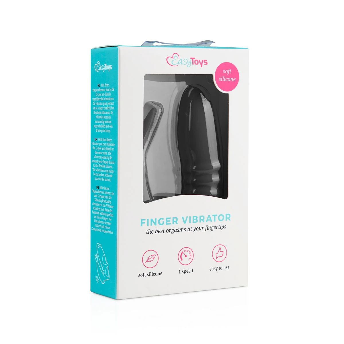 Biegsamer Fingervibrator für G-Punkt, Klitoris, Vagina und Anus