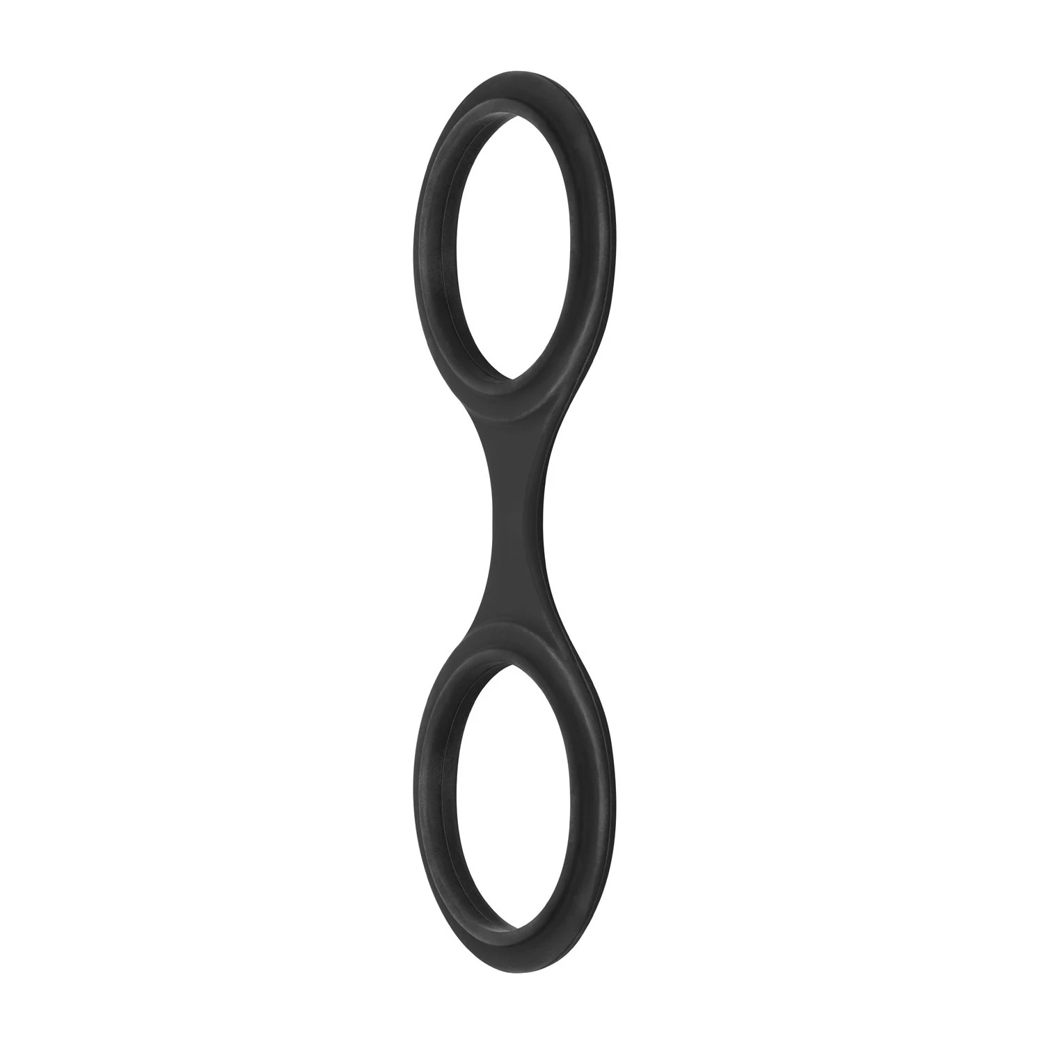 Leichte schwarze Handschellen aus Silikon, einfach zu reinigen