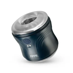 FPPR. 2-seitiger Masturbator mit Vibration in Blau für Penisstimulation