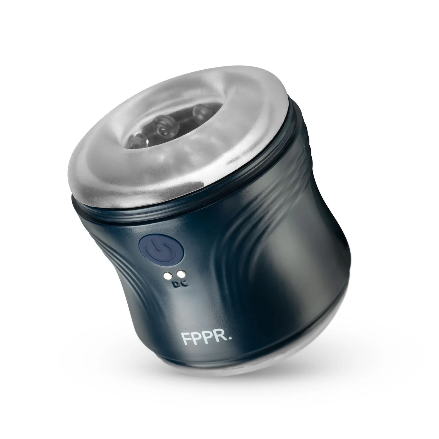 FPPR. 2-seitiger Masturbator mit Vibration in Blau für Penisstimulation