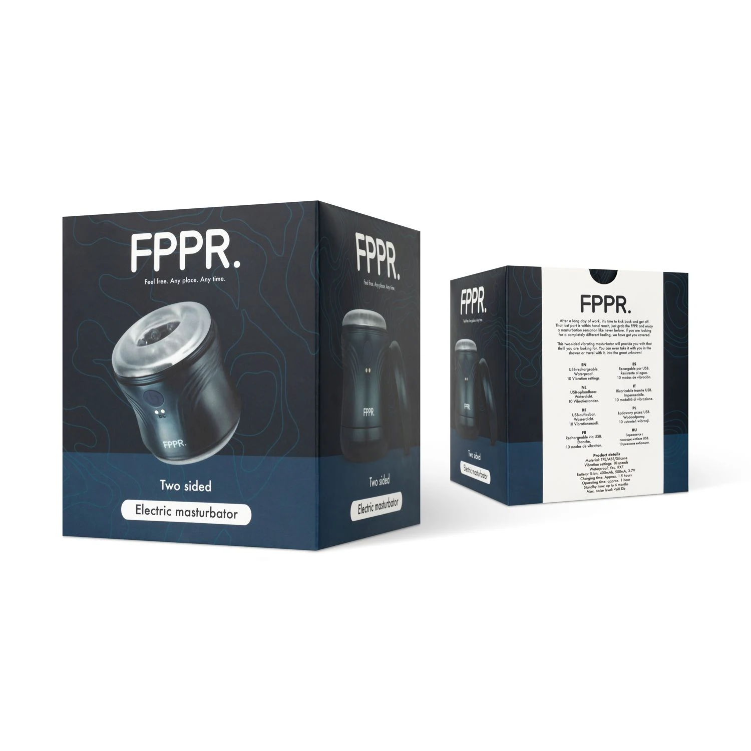FPPR. Masturbator mit stimulierenden Noppen und verstellbarer Vibration
