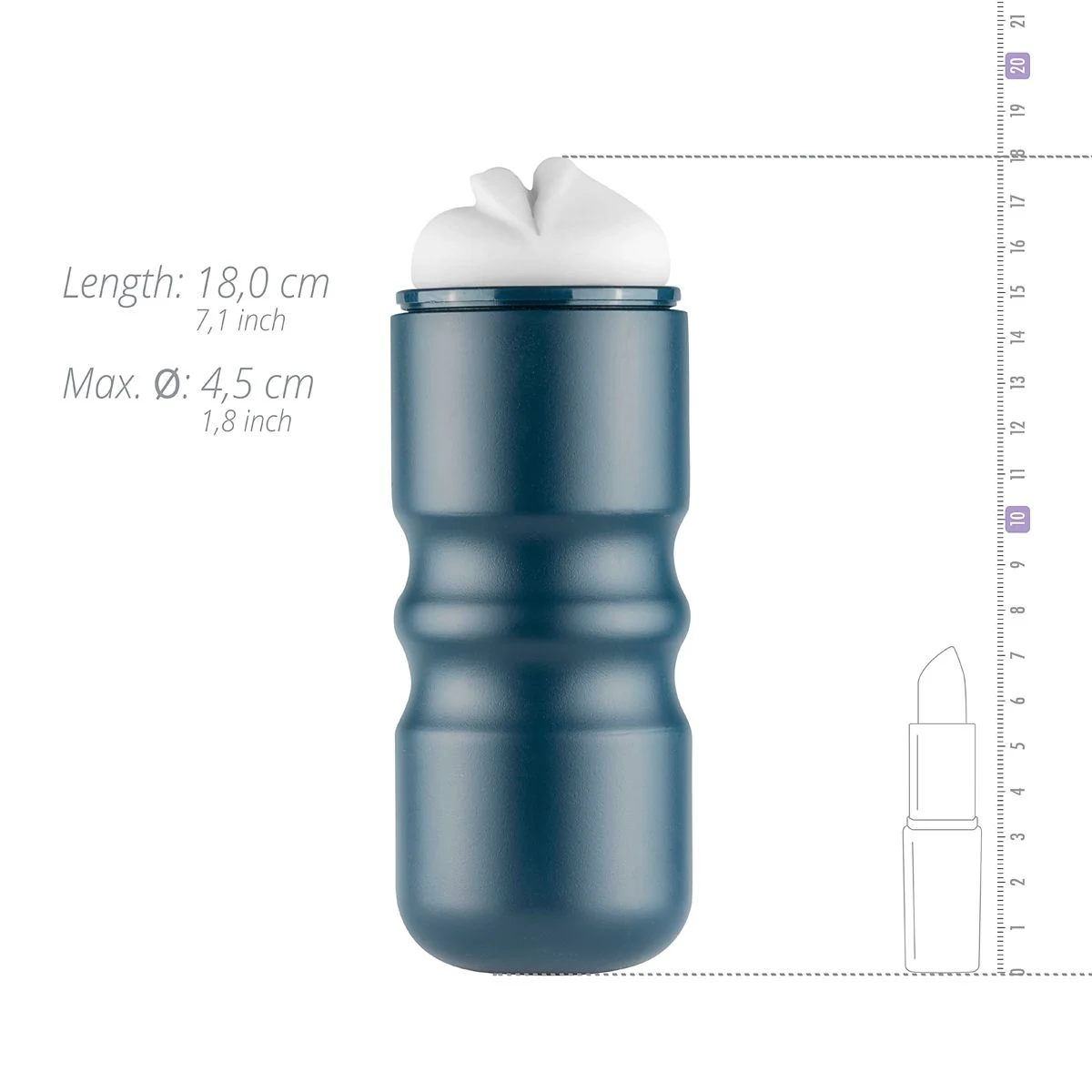 Masturbator für Anfänger mit 170 mm Länge und 60 mm äußerem Durchmesser