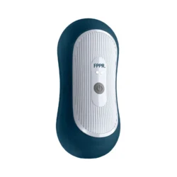 FPPR. Vibrationsmasturbator in Blau mit weicher, drückbarer Hülle