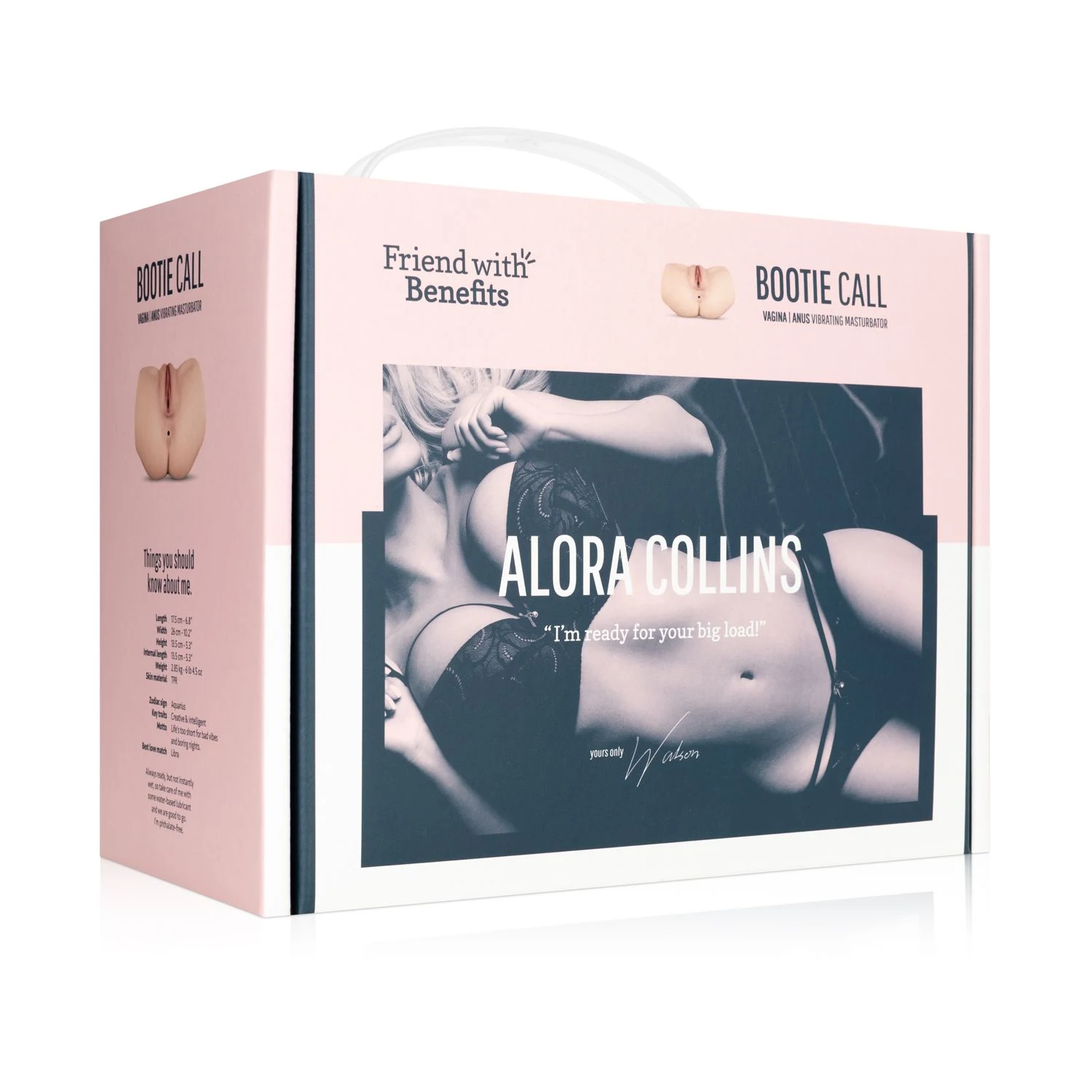 Vibrierender Masturbator für Penis-Stimulation mit zwei Eingängen