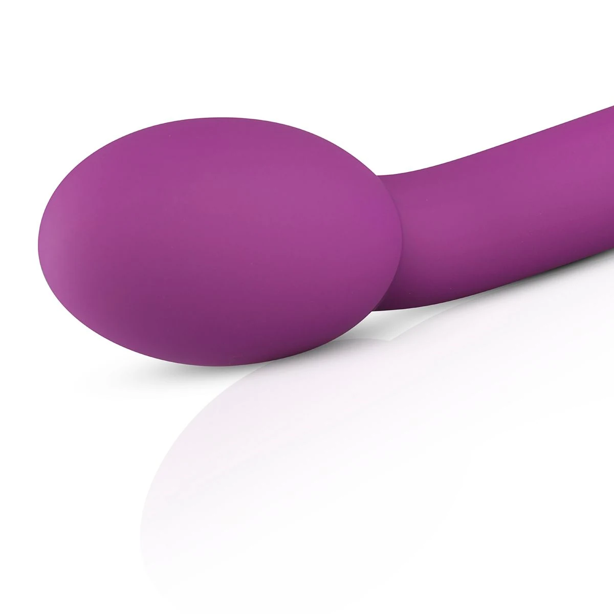 Gebogene Spitze des lila G-Punkt-Vibrators für gezielte Stimulation