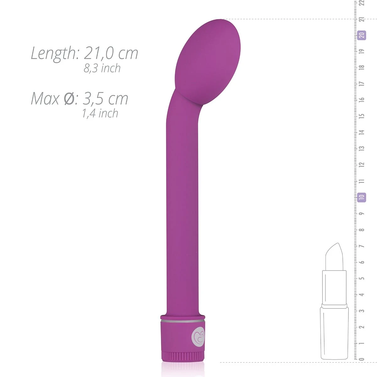Batteriebetriebener G-Punkt-Vibrator mit Multispeed-Vibrationen