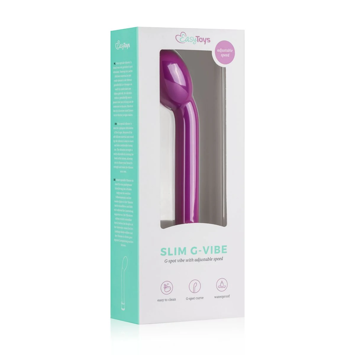 Spritzwassergeschützter lila Vibrator für G-Punkt- und Vagina-Stimulation