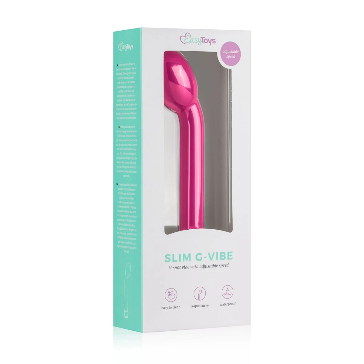 Spritzwassergeschützter G-Punkt-Vibrator in Rosa für Vibration