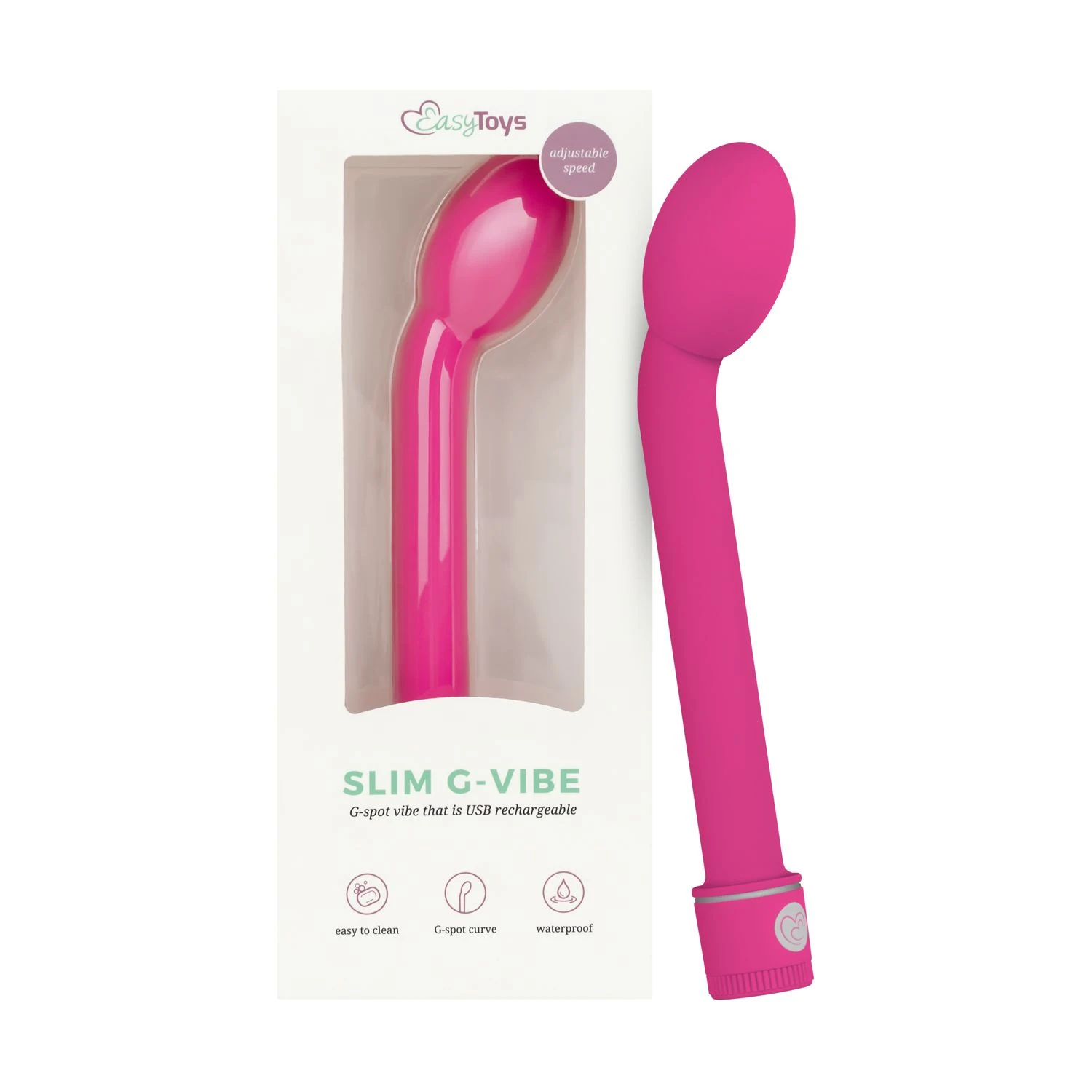 Vibe Collection Vibrator in Rosa mit glatter Oberfläche