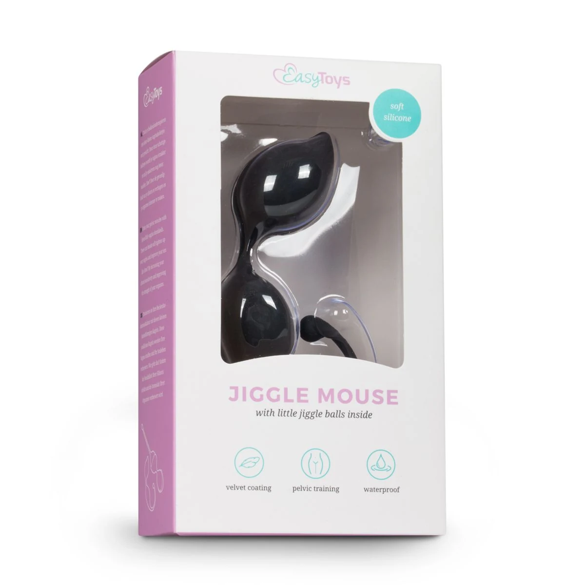 Schwarze Kegelkugeln von Toys Geisha Collection für die Vagina