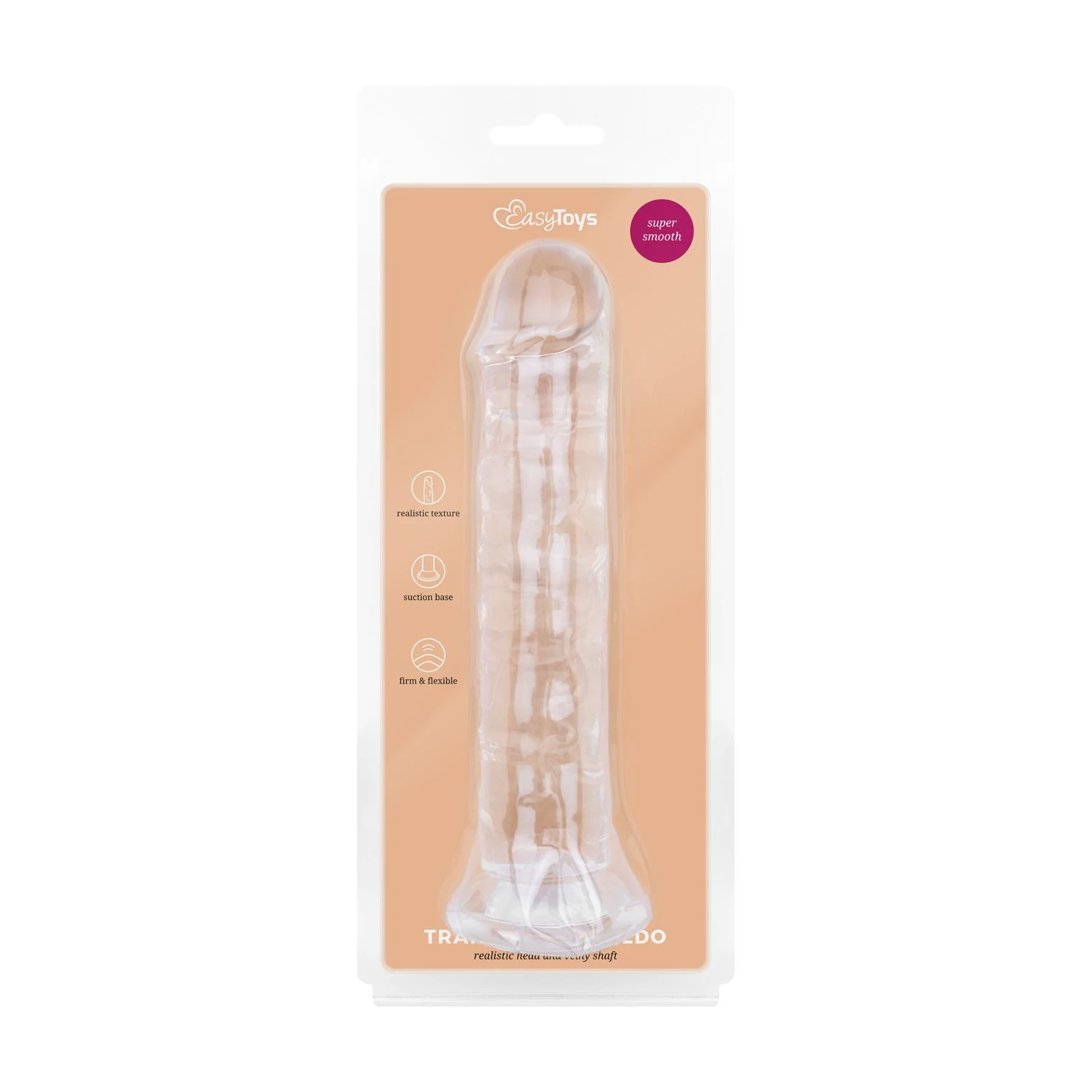 Gelee-Dildo mit Saugnapf, geeignet für wasserbasiertes Gleitmittel