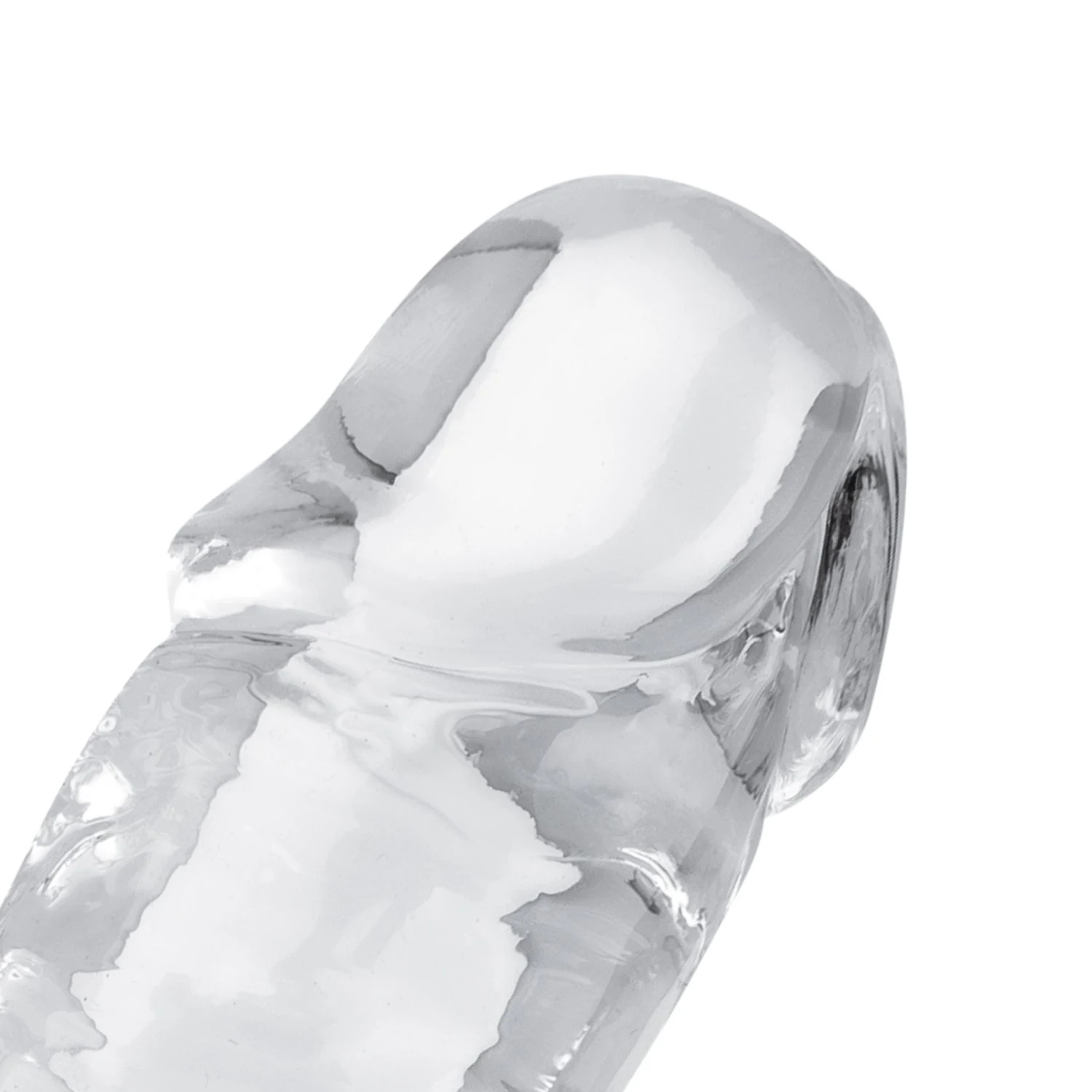 Dildo ohne Hoden mit markanter Spitze und Saugnapf