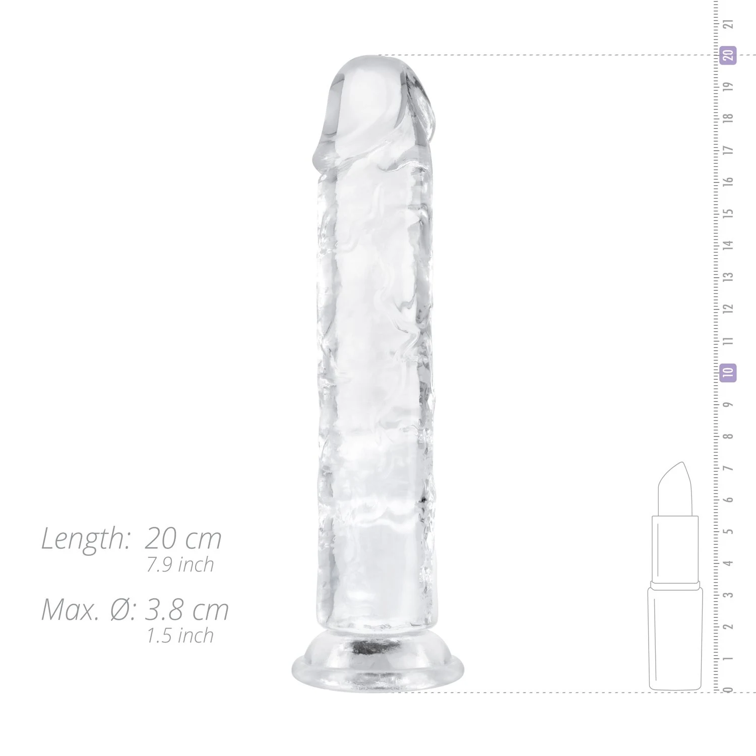 Transparenter Jelly Dildo aus der Toys Dildo Collection