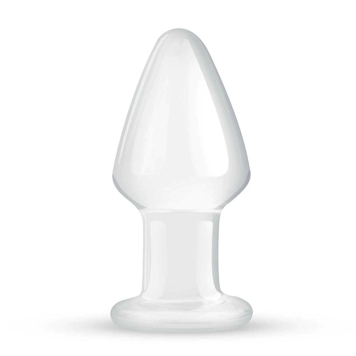 Gildo Glas Analplug No. 25 aus durchsichtigem Glas, 9,5 cm lang