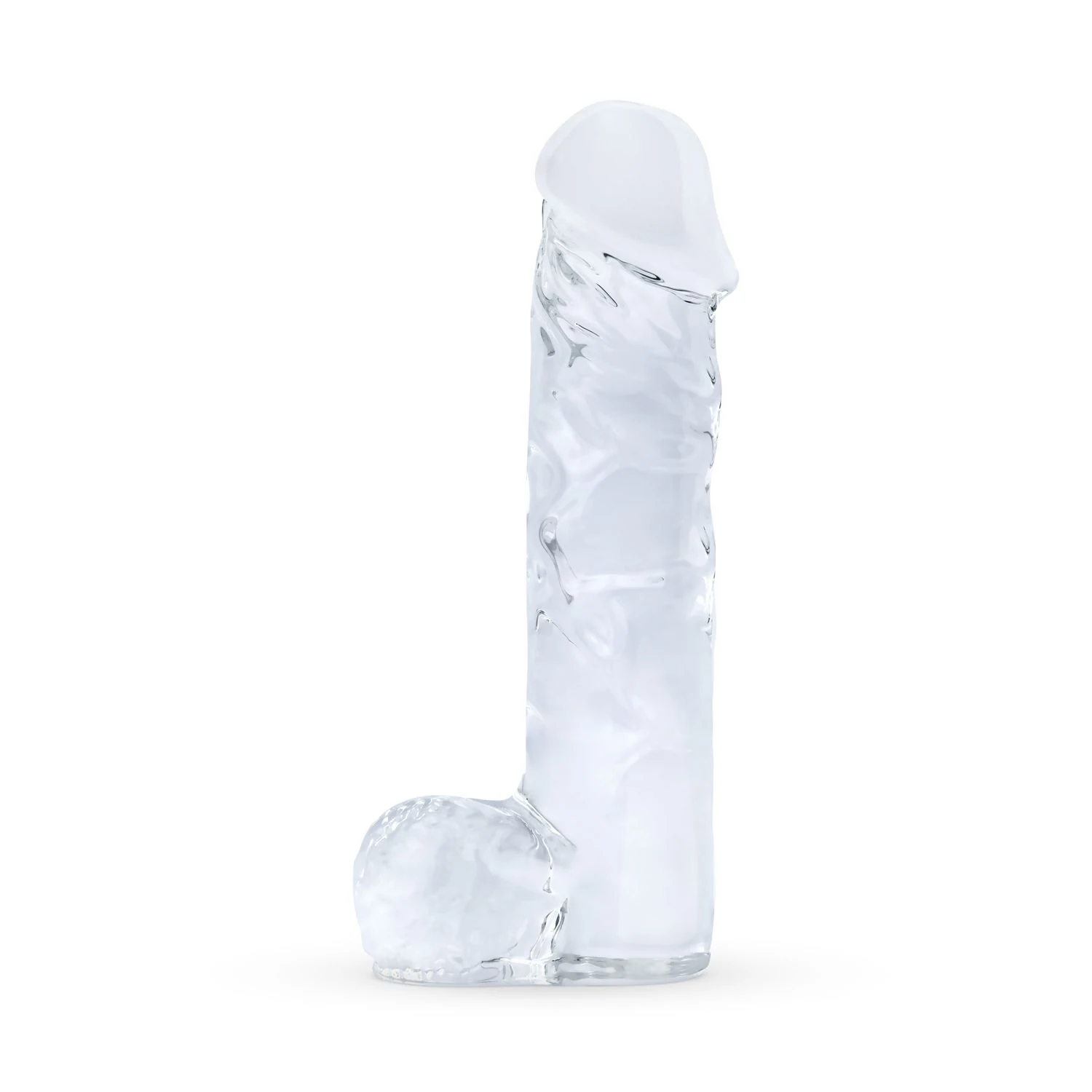 Gildo Glasdildo 18 cm No. 29 aus durchsichtigem Glas mit realistischem Design