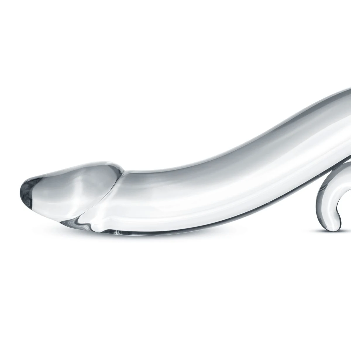 Transparenter Gildo Glasdildo Nr. 14 aus Glas mit glatter Oberfläche