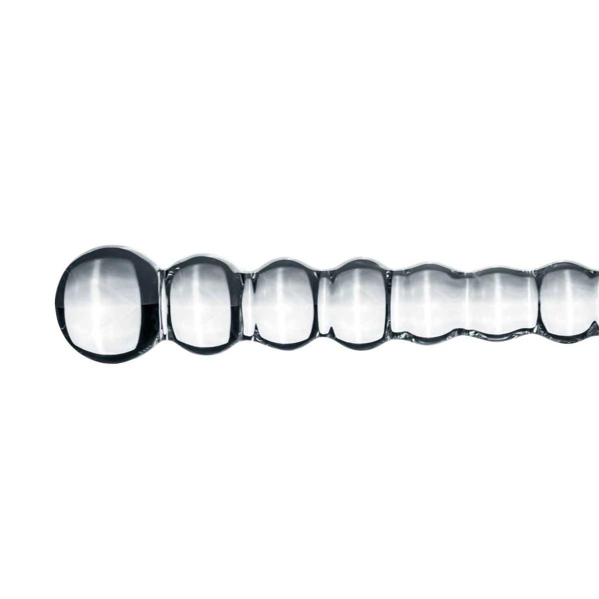 Gildo Glasdildo No. 20 mit breiter Basis und glatter Glasoberfläche
