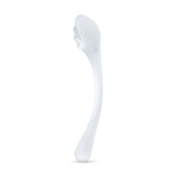 Gildo Glasdildo No. 28 transparent, 20 cm, mit gebogener Spitze und glatter Oberfläche