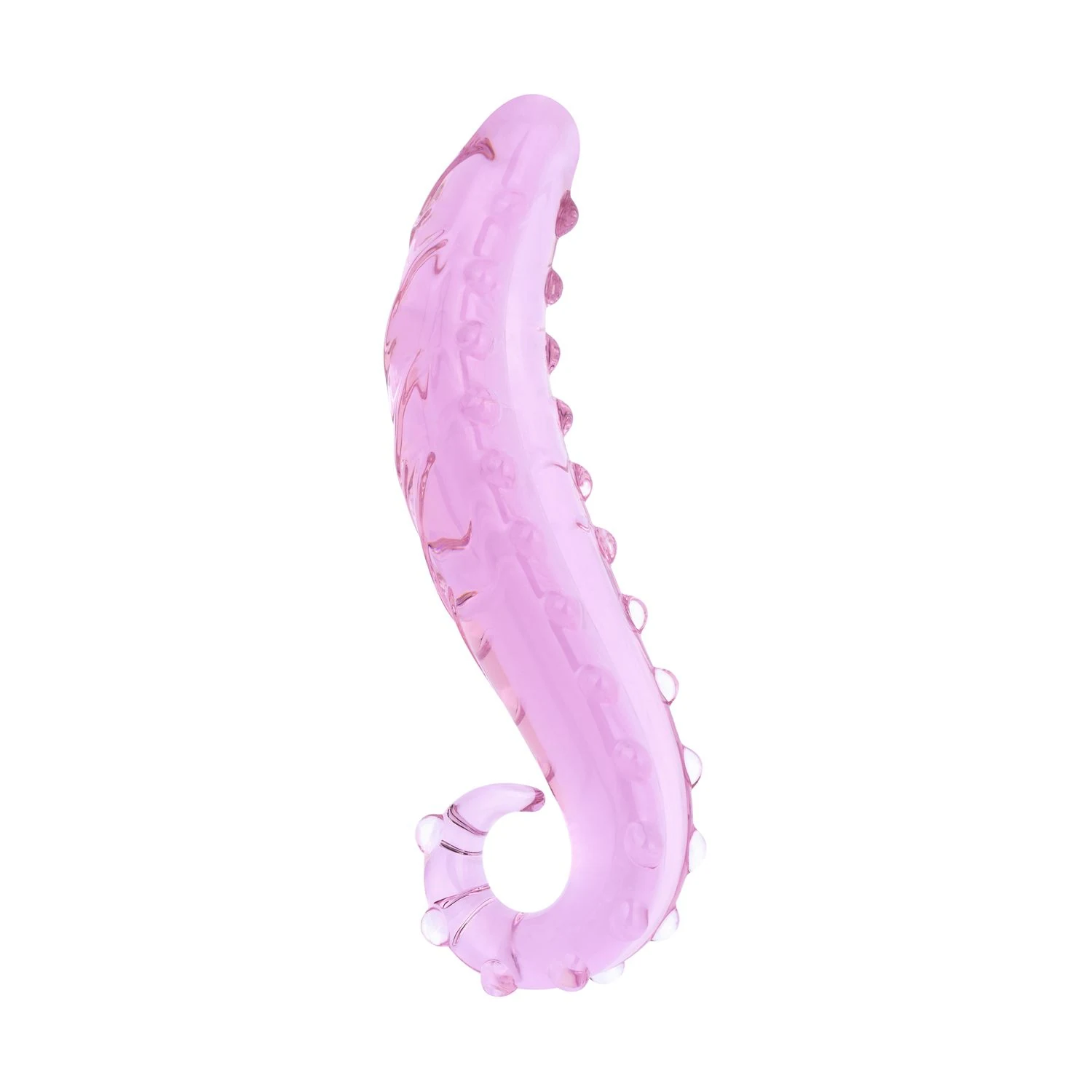 Rosa Gildo No. 34 Glas Dildo mit Noppen für Vagina und Anus