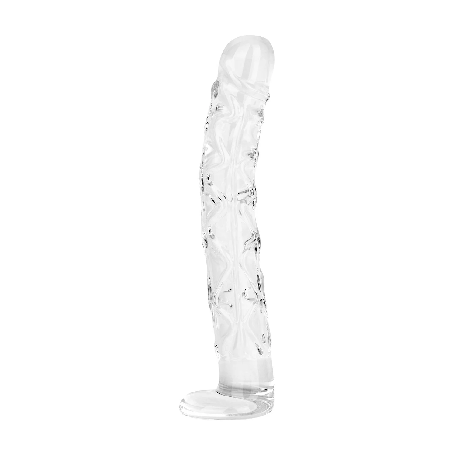 Gildo No. 36 Dildo aus Glas mit solider Form und strukturierter Oberfläche