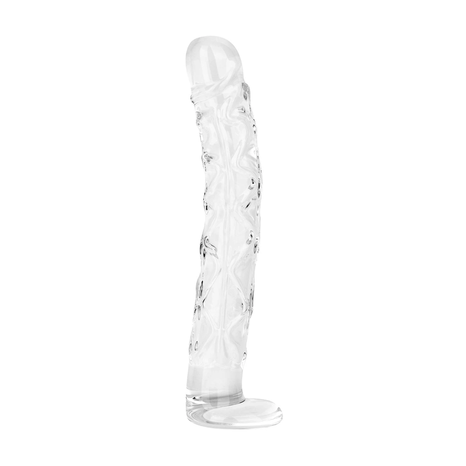 Wasserfester Gildo Glas Dildo durchsichtig, ohne Saugnapf