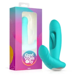 Good Vibes Only Gina G-Punkt-Vibrator in Türkis für vaginale Stimulation