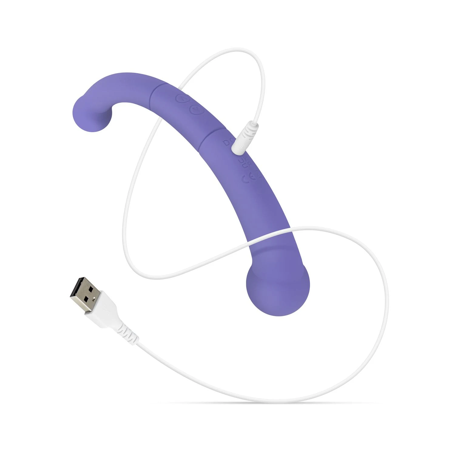 Körperfreundlicher Silikon-Vibrator Jane in Lila für Beginner
