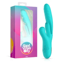 Good Vibes Only Lisa Rabbit-Vibrator mit G-Punkt-Stimulator in Türkis