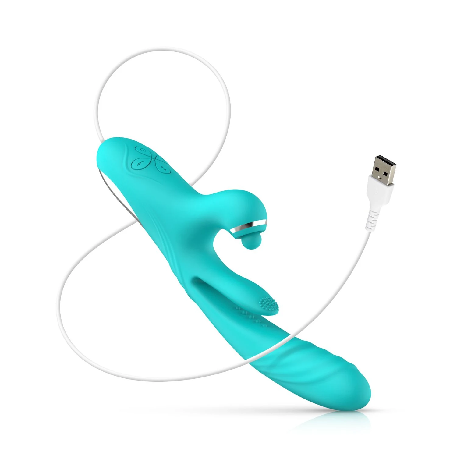 Rabbit-Vibrator Lisa mit USB-Aufladung und 60 Minuten Laufzeit