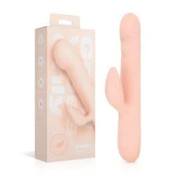 Good Vibes Only Shai stoßender Vibrator in Rosa aus weichem Silikon