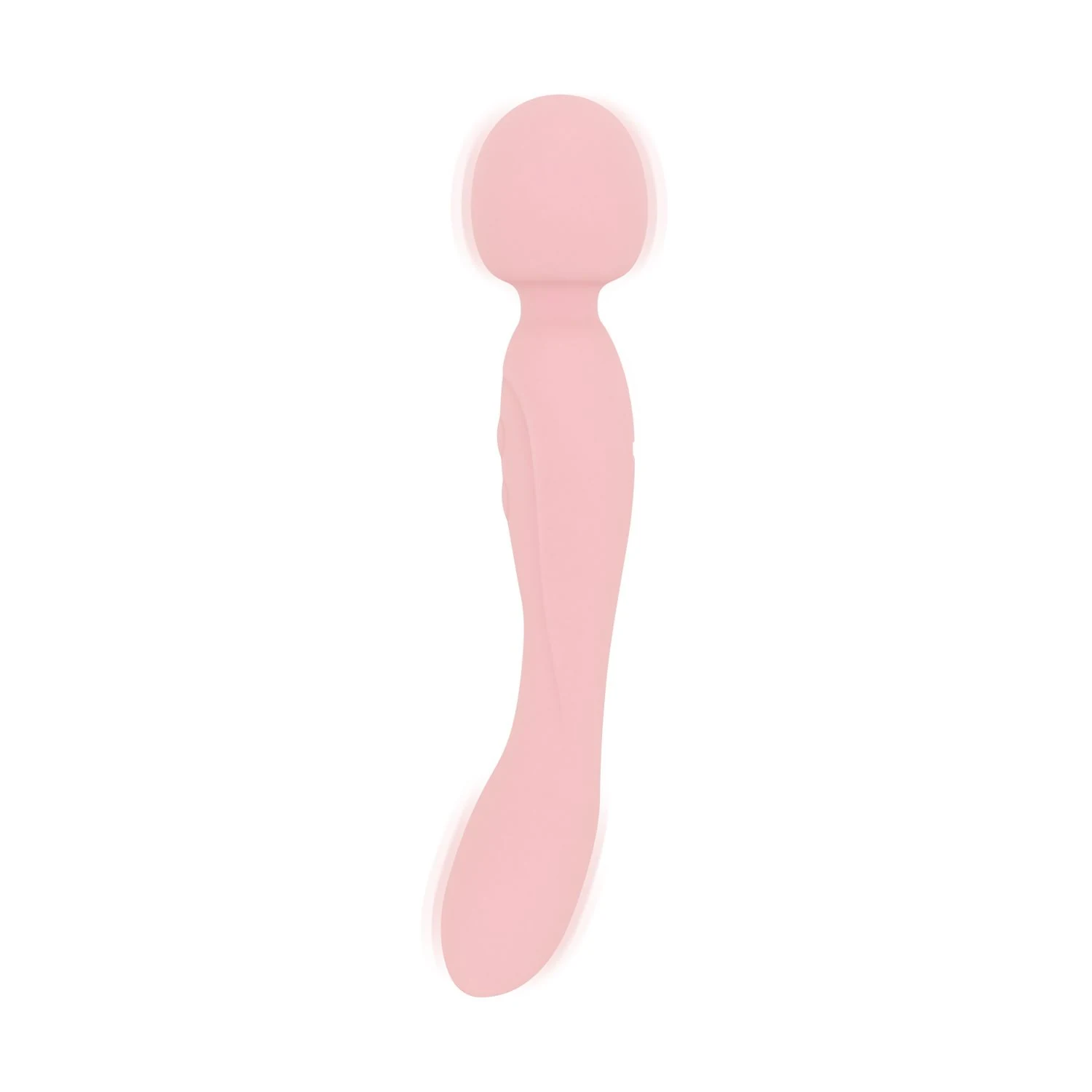 Simi Wand Vibrator mit Massagekopf und einführbarem Ende in Rosa