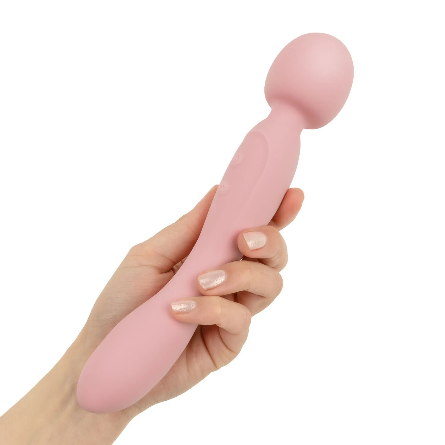 Rosa Simi Vibrator mit abgerundetem Massagekopf