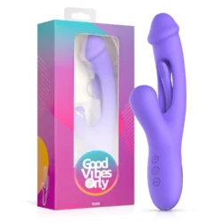 Good Vibes Only Tess G-Punkt Vibrator in Lila mit Klitoris-Stimulator