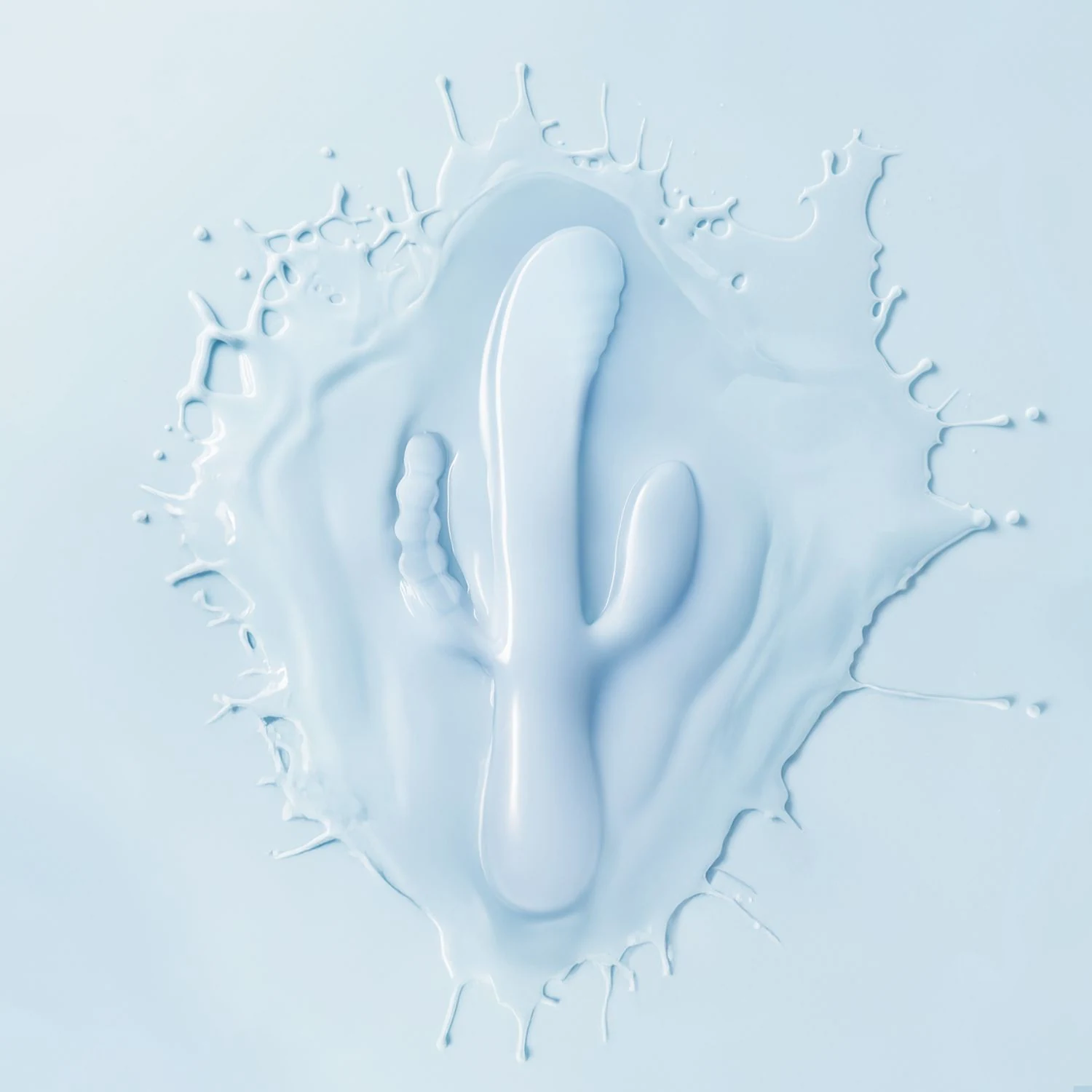 Good Vibes Only Vibrator mit samtigem Silikon in Blau