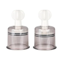 Große Nippelsauger im 2er-Set von Toys Fetish, durchsichtig und unisex geeignet