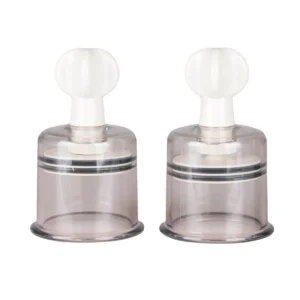 Große Nippelsauger im 2er-Set von Toys Fetish, durchsichtig und unisex geeignet
