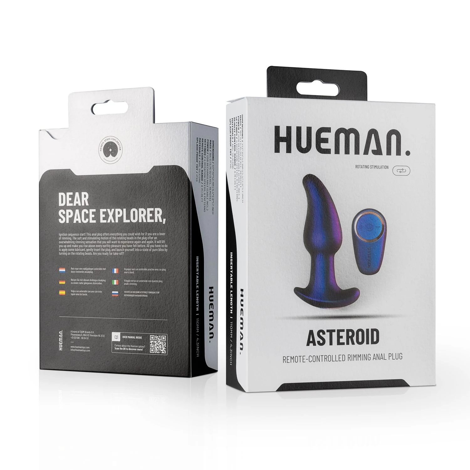 Analplug mit Fernbedienung und bis zu 800 cm Steuerungsabstand