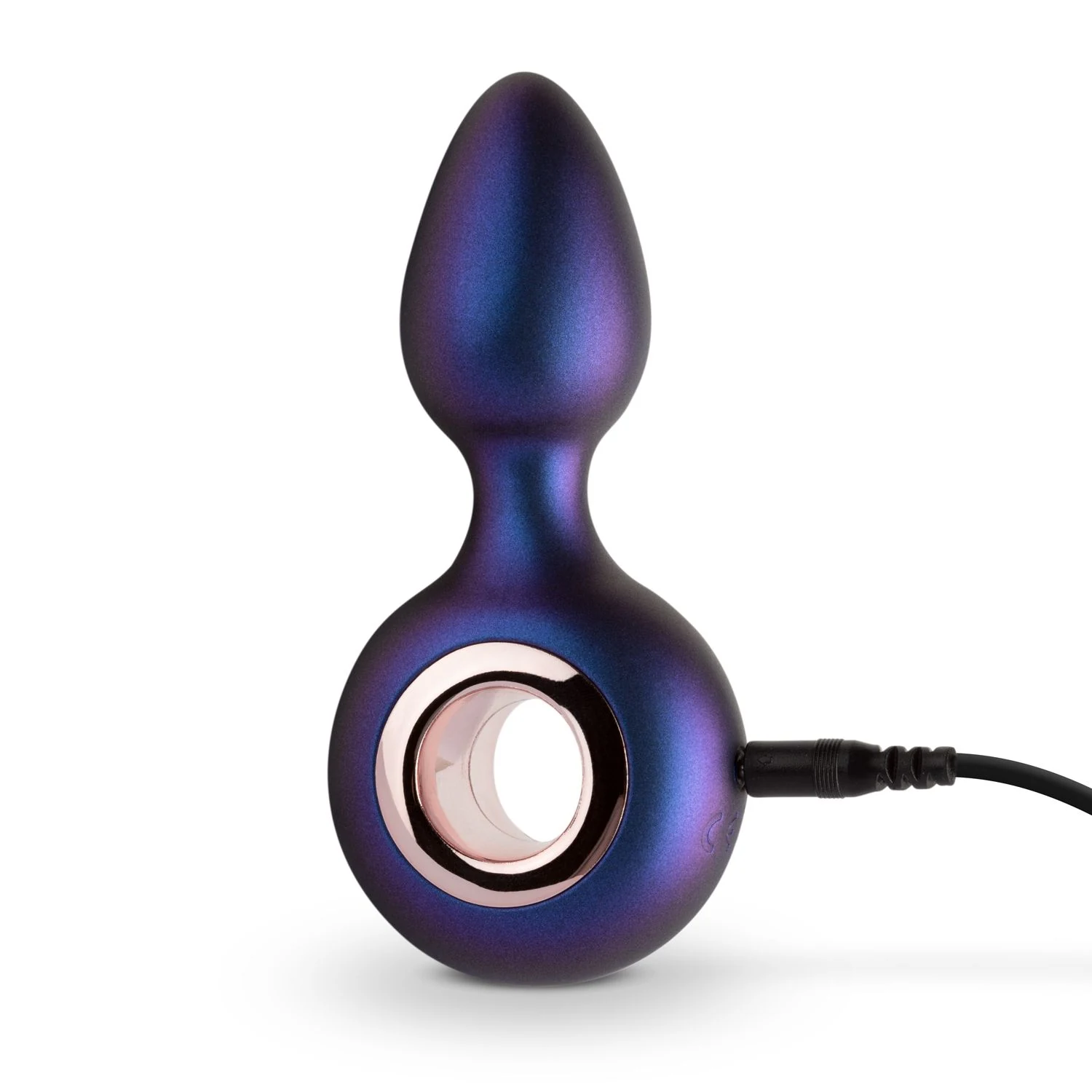 Sehr leiser vibrierender Analplug aus der Hueman-Kollektion