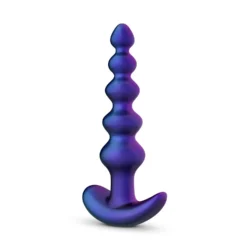 Hueman Galaxy Force vibrierender Analplug in Lila mit kabelloser Fernbedienung